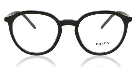 Prada PR 12YV 1AB1O1 Eyeglasses in Black.